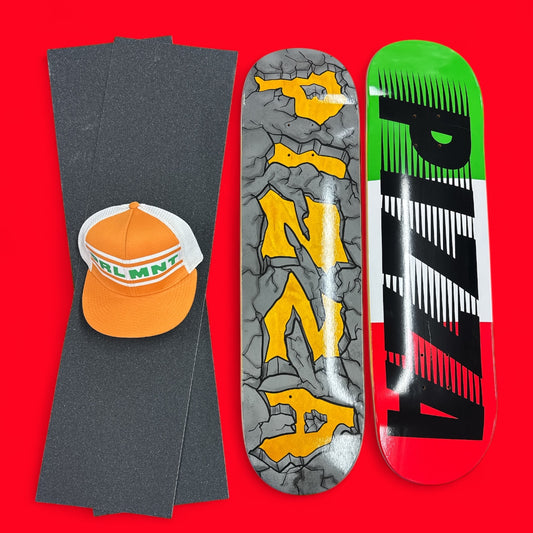 Sale Deal - 8.25" Pizza decks, 2x Sheets Free Grip & Parliament Cap