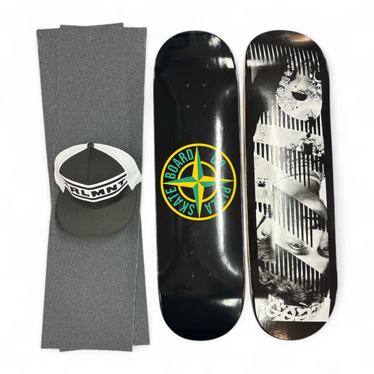 Sale Deal - 8.5" Pizza decks, 2x Sheets Free Grip & Parliament Cap