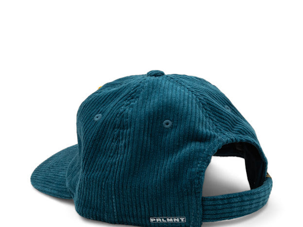 Parliament Queensland Vintage Patch - Cord Hat (Queensland Crest Pineapple Banana) Teal