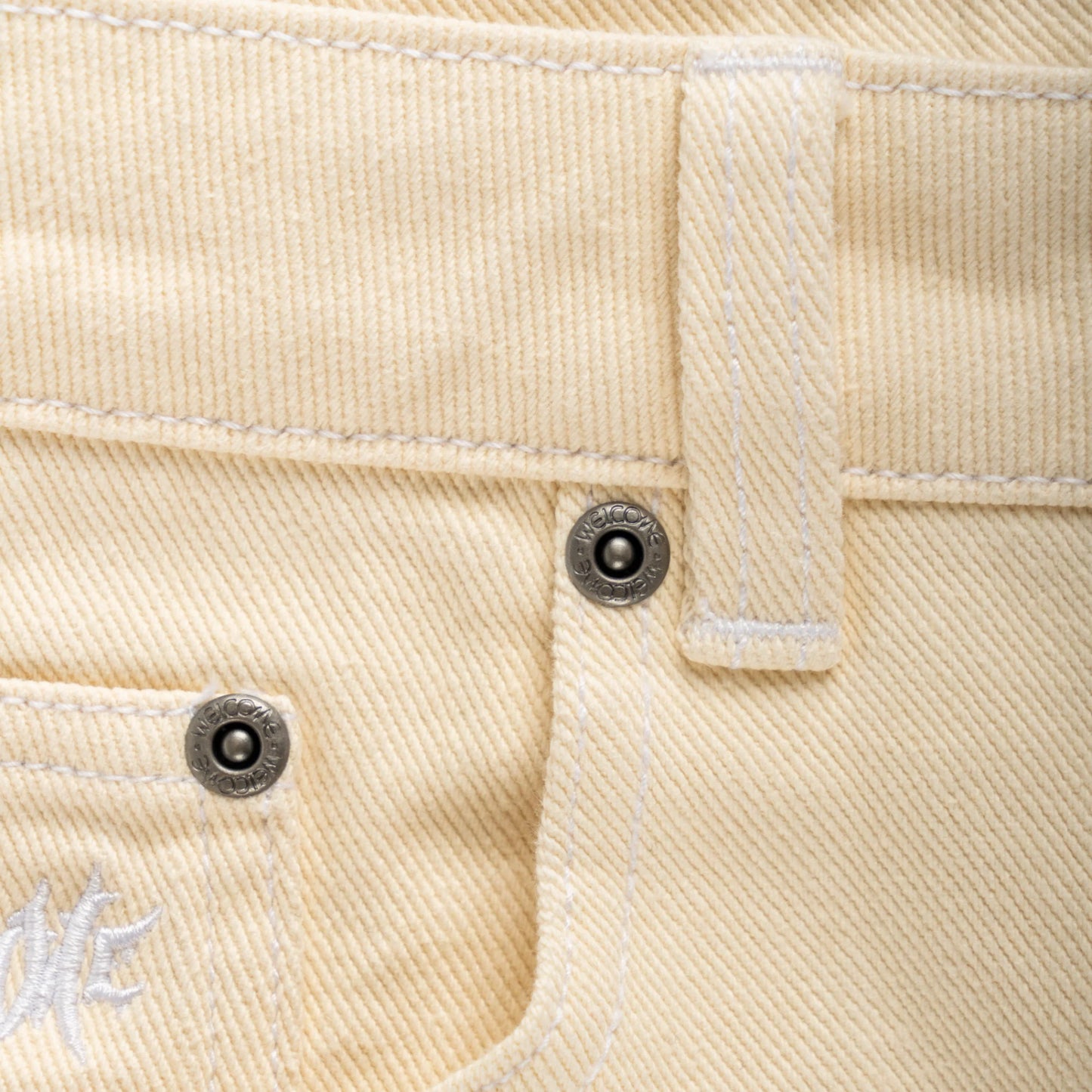Welcome Skateboards - Immortal Loose Straight Fit Denim - Washed Natural