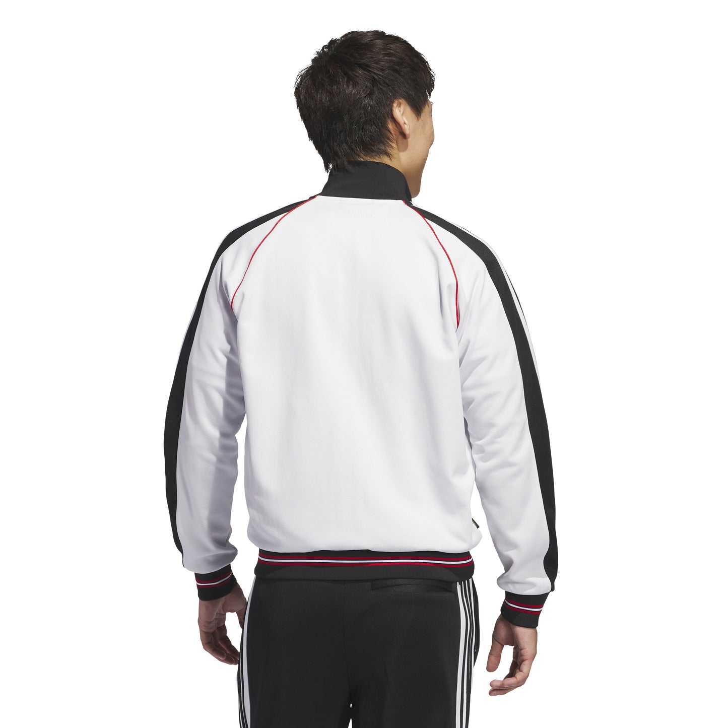 Adidas Skateboarding - Tyshawn Track Jacket - Crystal White / Black / Better Scarlet