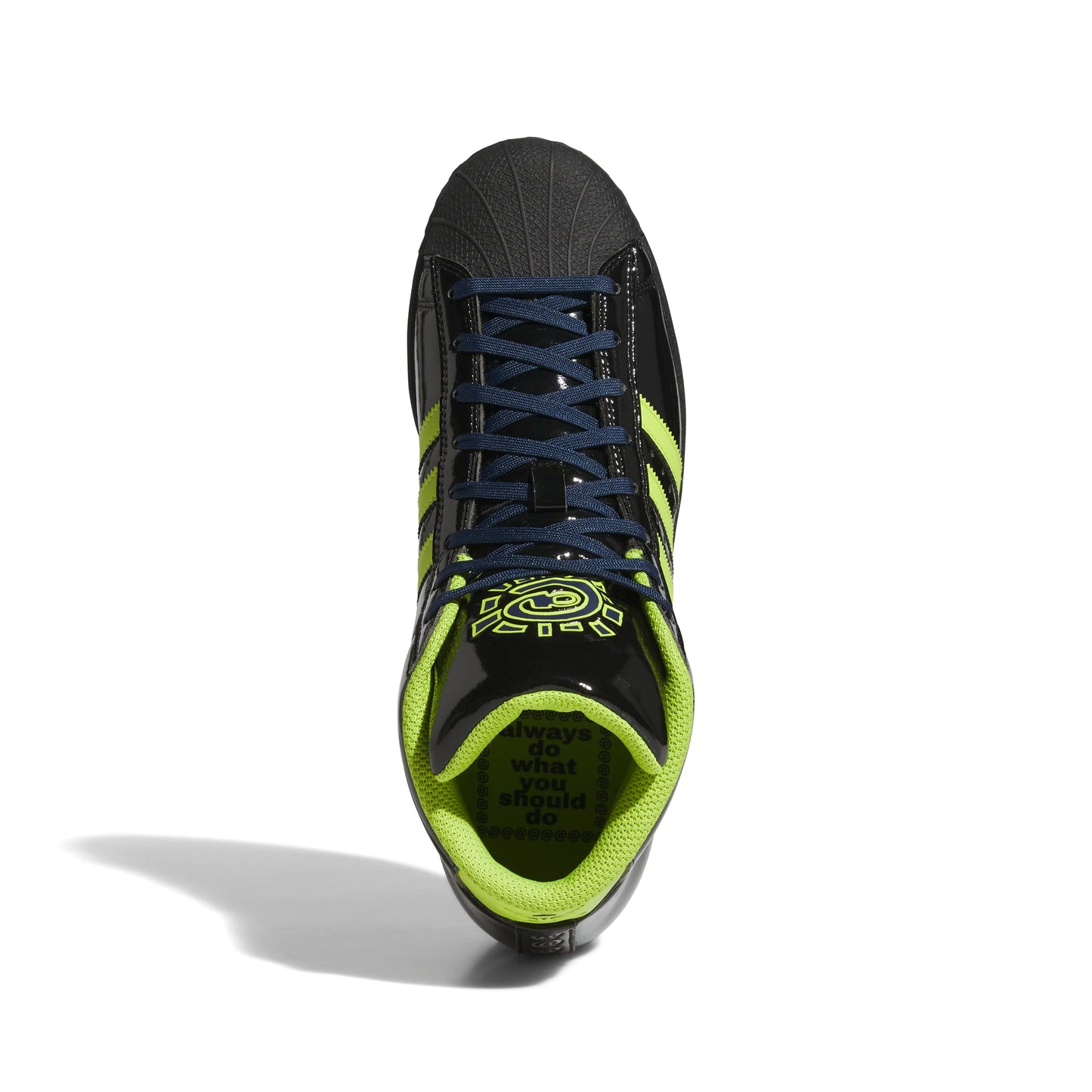 Adidas - PRO MODEL X ALWAYS - Core Black / Semi Solar Slime / Collegiate Navy