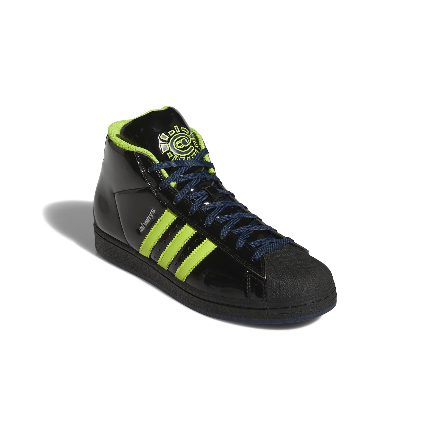 Adidas - PRO MODEL X ALWAYS - Core Black / Semi Solar Slime / Collegiate Navy
