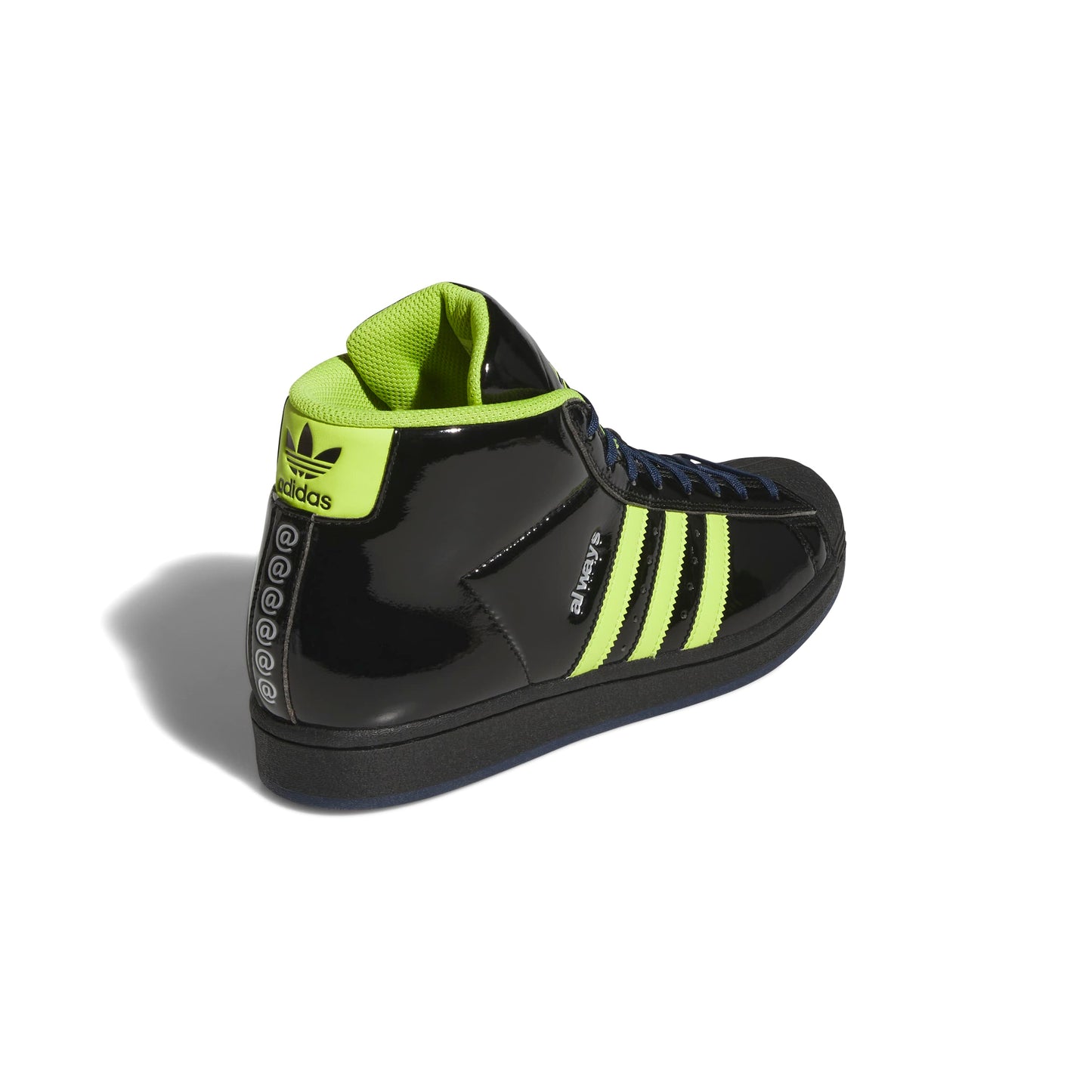 Adidas - PRO MODEL X ALWAYS - Core Black / Semi Solar Slime / Collegiate Navy