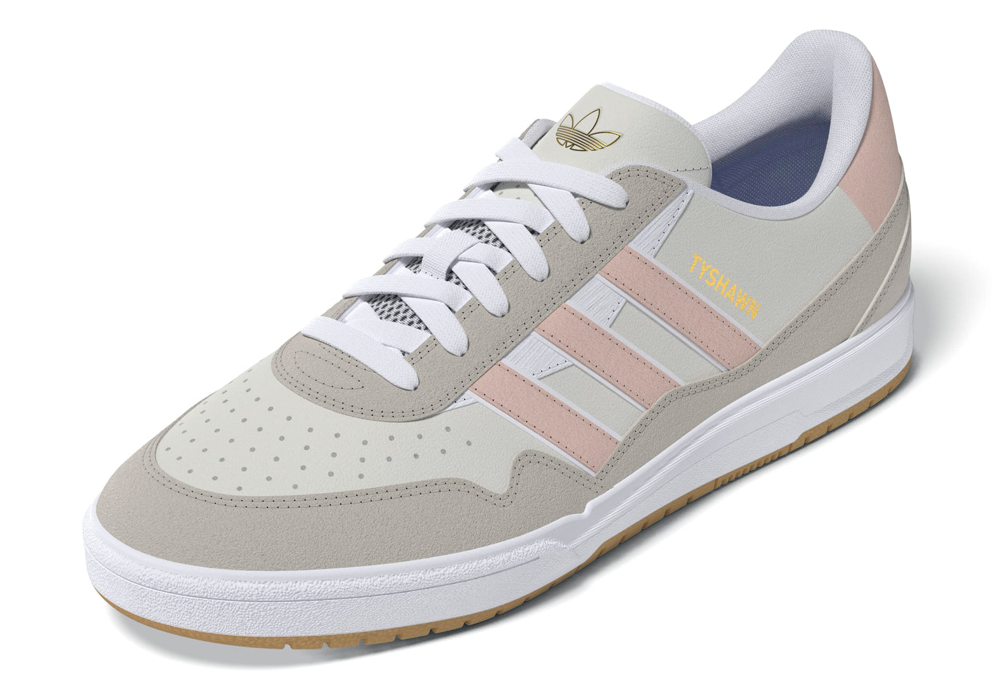 Adidas - Tyshawn II Shoes - Wonder White / Powder Coral / Off White