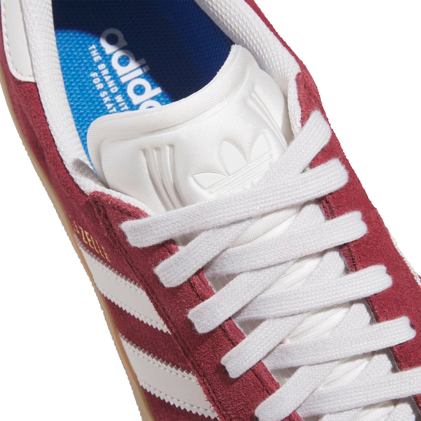 Adidas - Gazelle ADV - Shadow Red / Crystal White / Gold Metallic