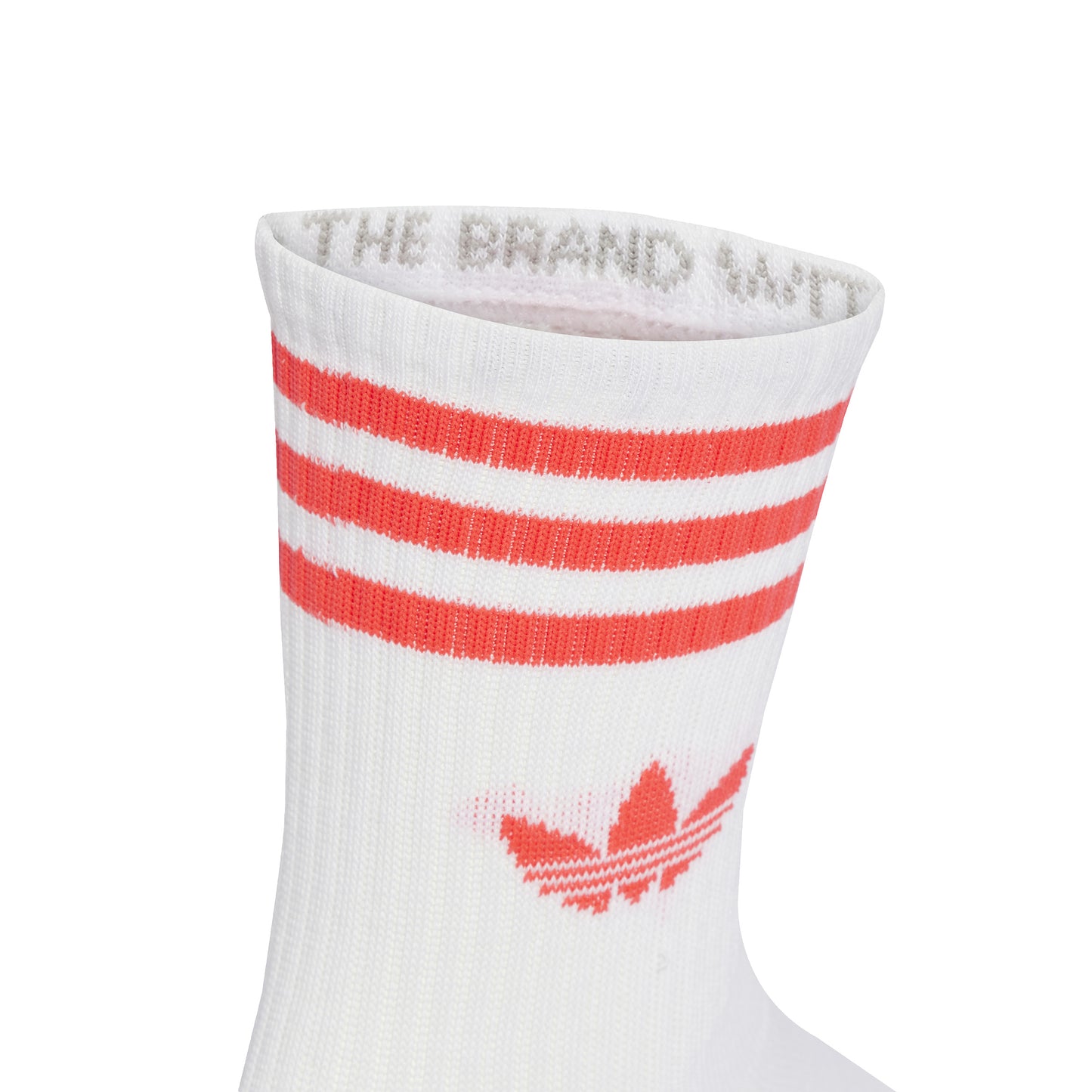 Adidas - 3-Stripes Crew Socks 3 Pairs - White / Lucid Red / Lucid Blue