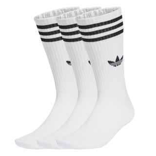 Adidas - 3-Stripes High Crew Socks 3 Pairs White