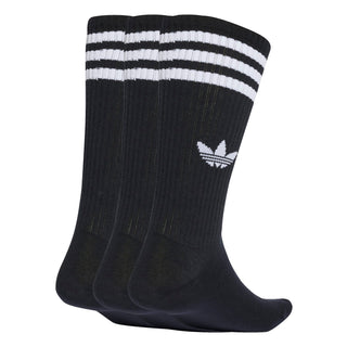 Adidas - 3-Stripes High Crew Socks 3 Pairs Black