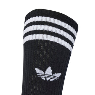 Adidas - 3-Stripes High Crew Socks 3 Pairs Black