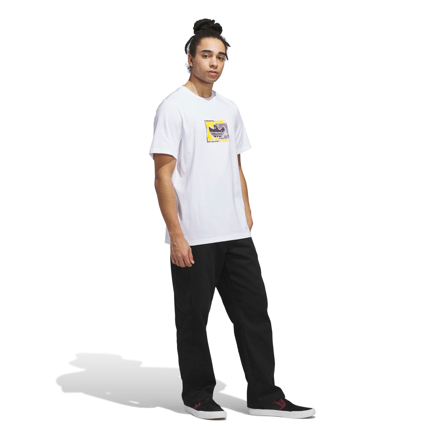 Adidas Skateboarding - Shmoohaus  Tee - White / Aurora Black