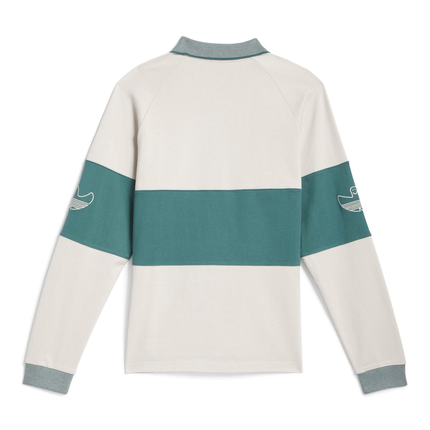 Adidas Skateboarding - Shmoofoil Heavyweight Rugby Long Sleeve Shirt - Alumina / Prelvd Violet Mel