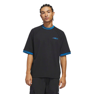 Adidas - Skateboarding Formula T-Shirt Black / Lucid Ray Blue