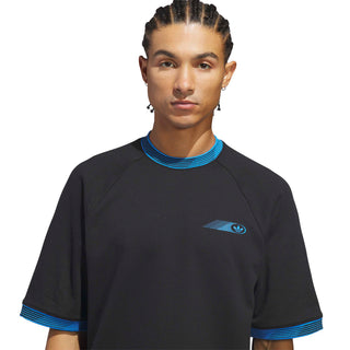 Adidas - Skateboarding Formula T-Shirt Black / Lucid Ray Blue