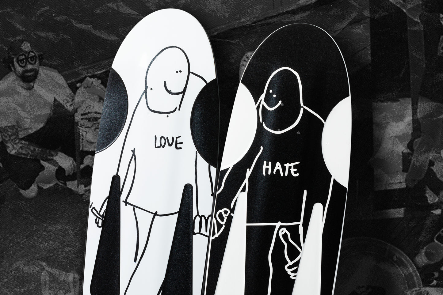 Krooked Skateboards - SSD 25 BEAMER LOVE (COLORWAY: WHITE)