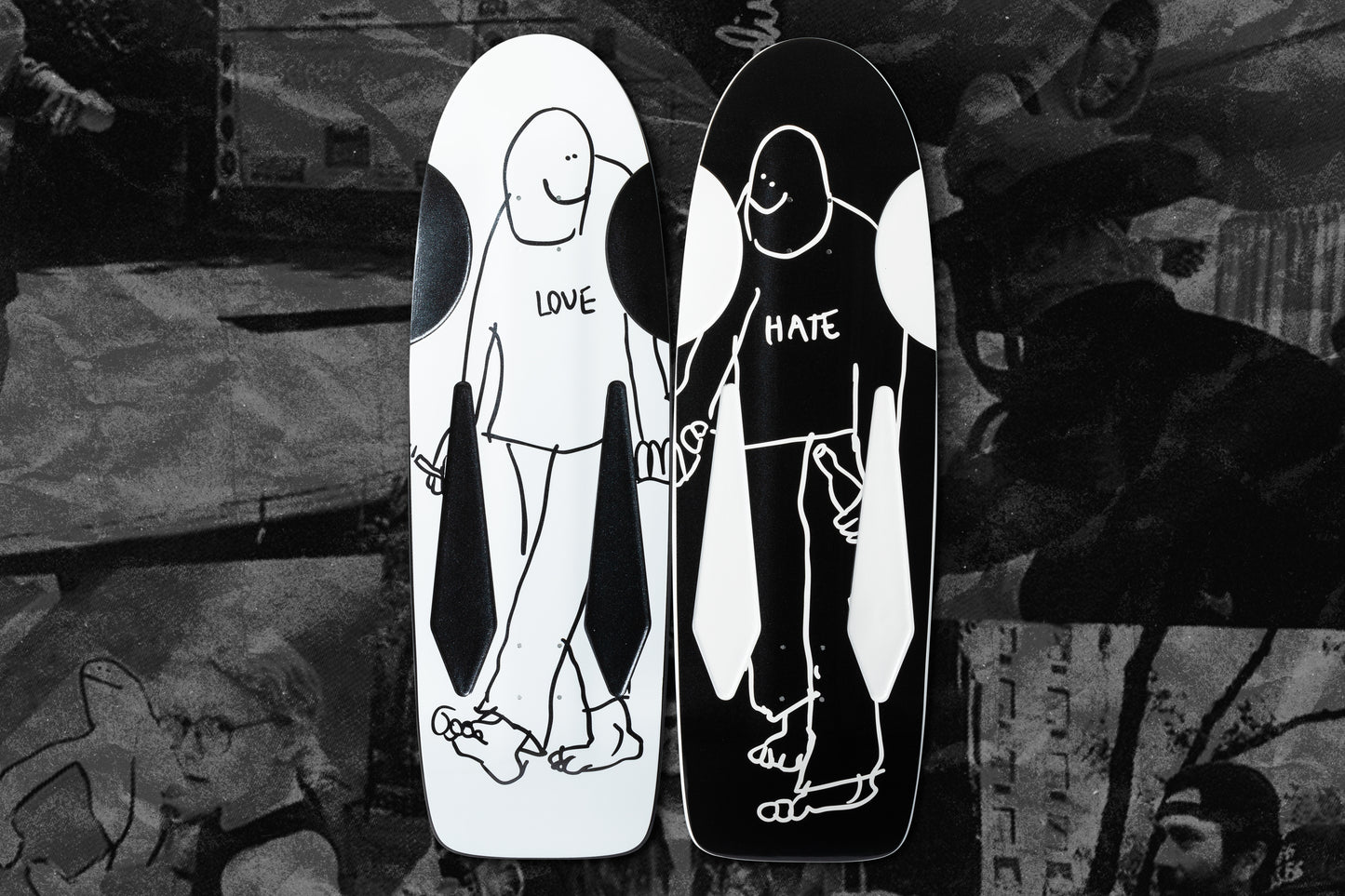 Krooked Skateboards - SSD 25 BEAMER LOVE (COLORWAY: WHITE)