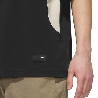 Adidas - Skateboarding Ringer Tee - Black / Khaki Three