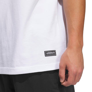 Adidas - Skateboarding Ringer Tee - White / Aurora Ink