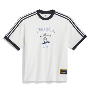 Adidas - Thrasher x Argentina Gonz Ringer T-Shirt White