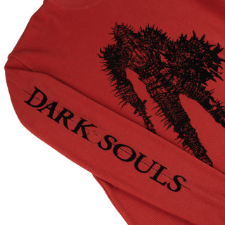 Welcome x Dark Souls - Kirk Raw Hem Thermal Vintage red