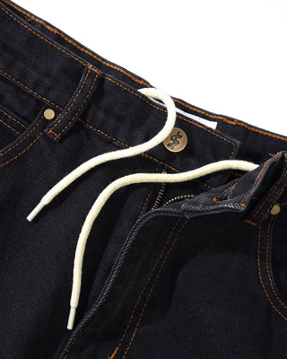 Cash Only - Logo Baggy Denim Shorts Washed Black
