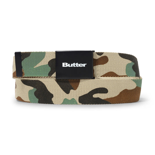 Butter Goods - Logo Woven Belt Desert - Camo