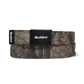 Butter Goods - Logo Woven Belt Forest Camo