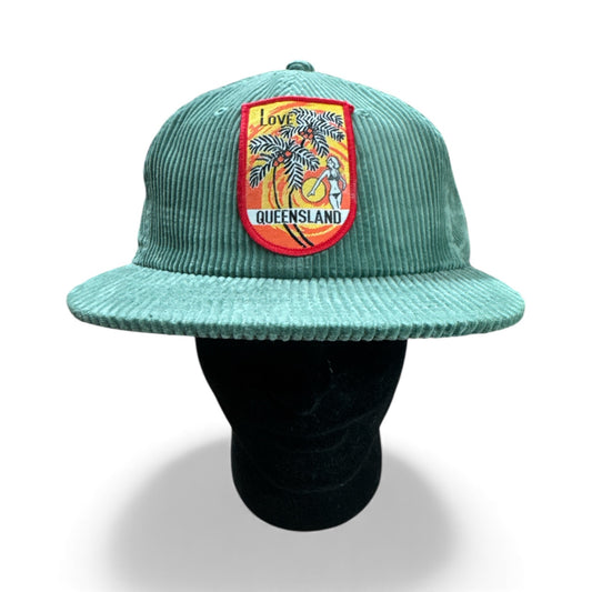 Parliament Queensland Vintage Patch - Cord Hat (Love Queensland)
