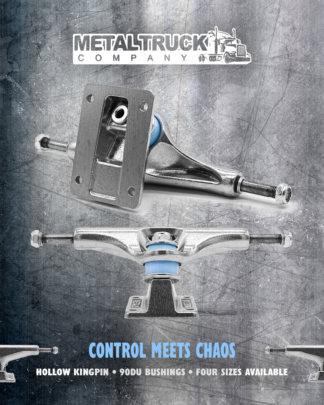 Metal Trucks - Hollow Kingpin - Raw