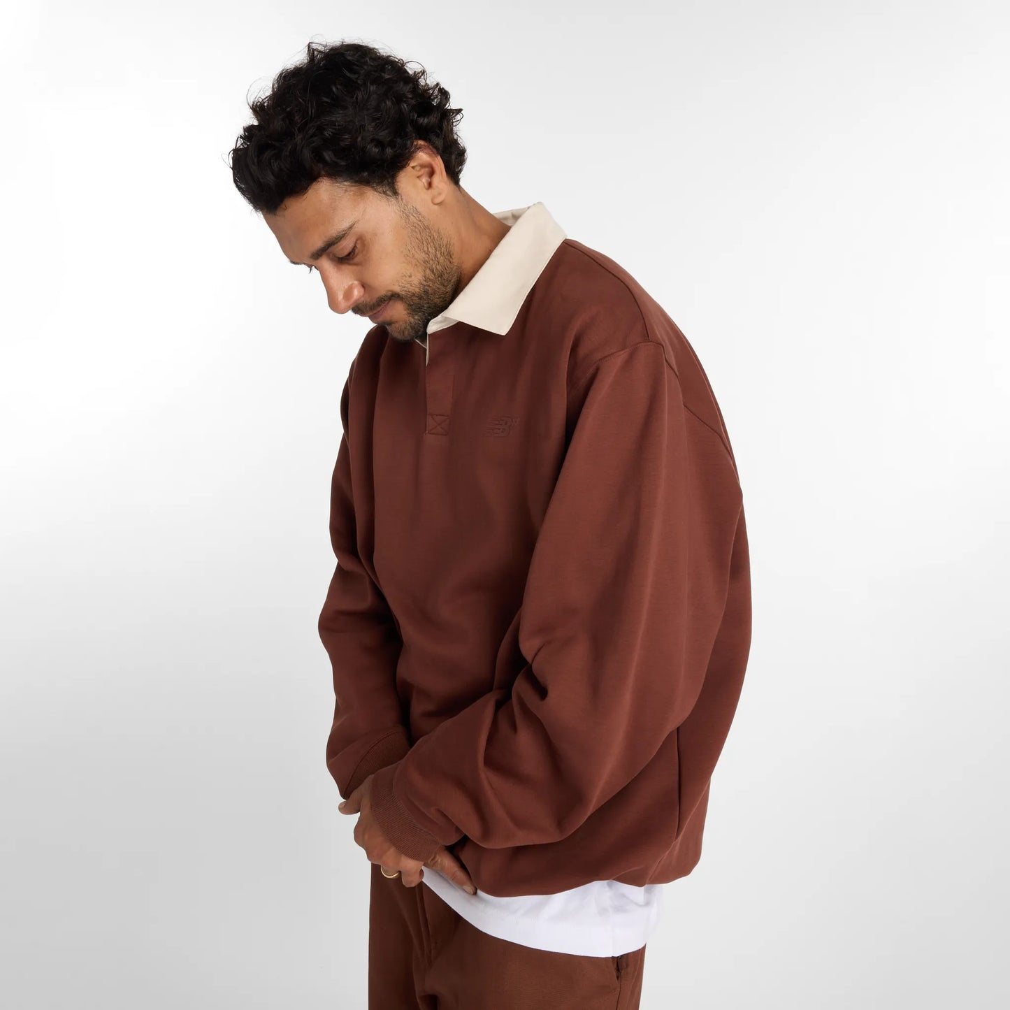 NB NUMERIC - Fleece Rugby Brushed Fleece - Rich Oak