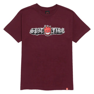 Spitfire - Old E Drop Bighead T-Shirt Burgundy