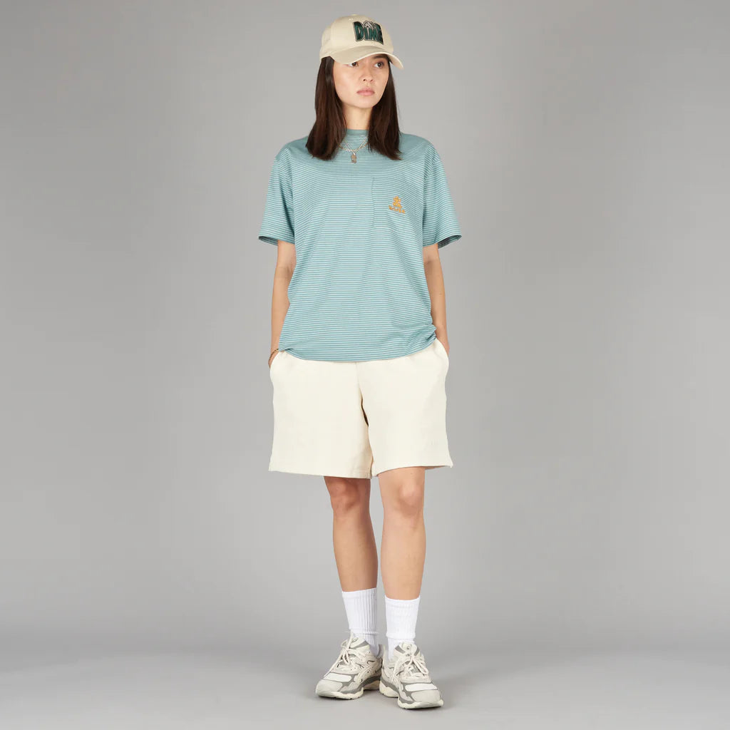 Dime - Striped Pocket T-Shirt - Seafoam