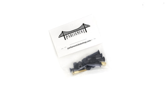Parliament - 1" Allen Key Bolts - 7x Black 1x Gold