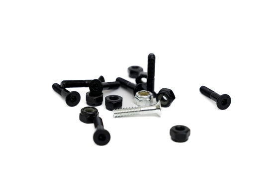 Parliament - 1" Allen Key Bolts - 7x Black 1x Silver
