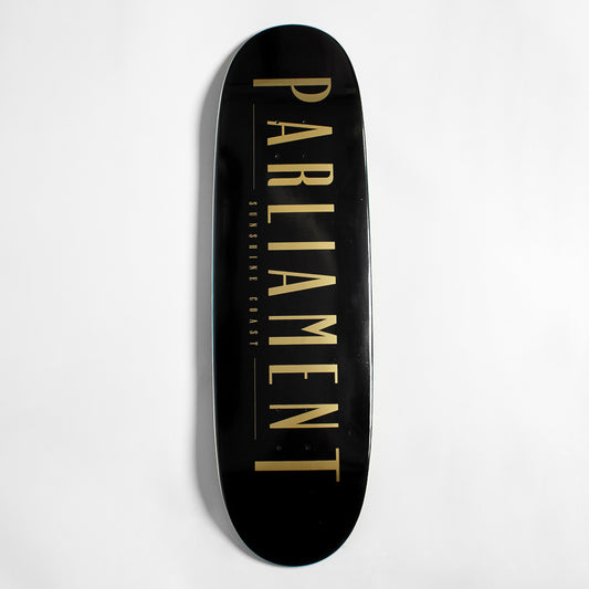 Parliament - Sunshine Coast Deck - Black/Gold Egg 9.125"
