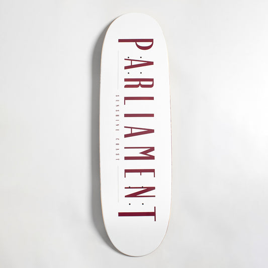 Parliament - Sunshine Coast Deck - Egg White/Red