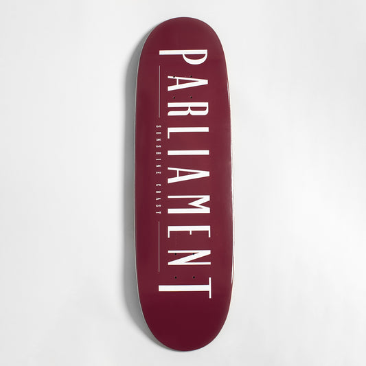 Parliament - Sunshine Coast Deck - Red/White Egg 9.125"