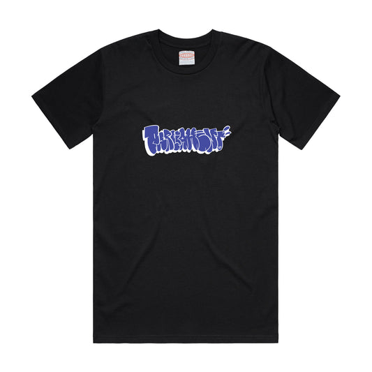 Parliament - Blue Throwie T-shirt - Black