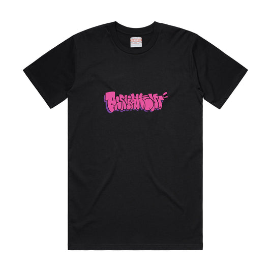 Parliament - Pink Throwie T-shirt - Black