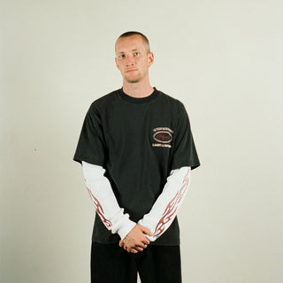 Welcome - PEGASUS LAYERED KNIT VINTAGE BLACK/WHITE