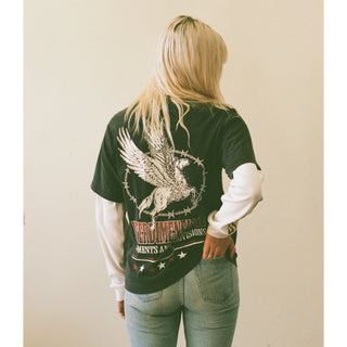 Welcome - PEGASUS LAYERED KNIT VINTAGE BLACK/WHITE