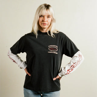 Welcome - PEGASUS LAYERED KNIT VINTAGE BLACK/WHITE