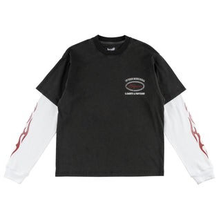 Welcome - PEGASUS LAYERED KNIT VINTAGE BLACK/WHITE