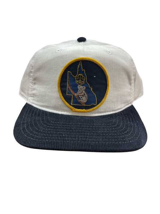 Parliament Queensland Vintage Patch - Cord 2 Tone Hat (Queensland Girl Guides) Navy/White