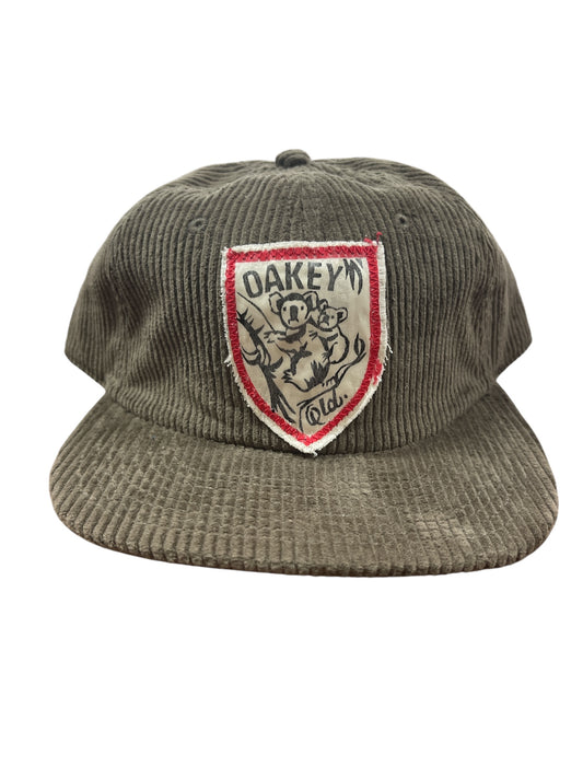 Parliament Queensland Vintage Patch - Cord Hat (Oakey) Walnut