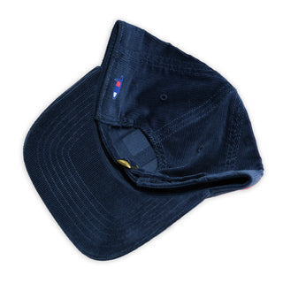 Parliament - On Par Cord Strapback Hat Petrol Blue