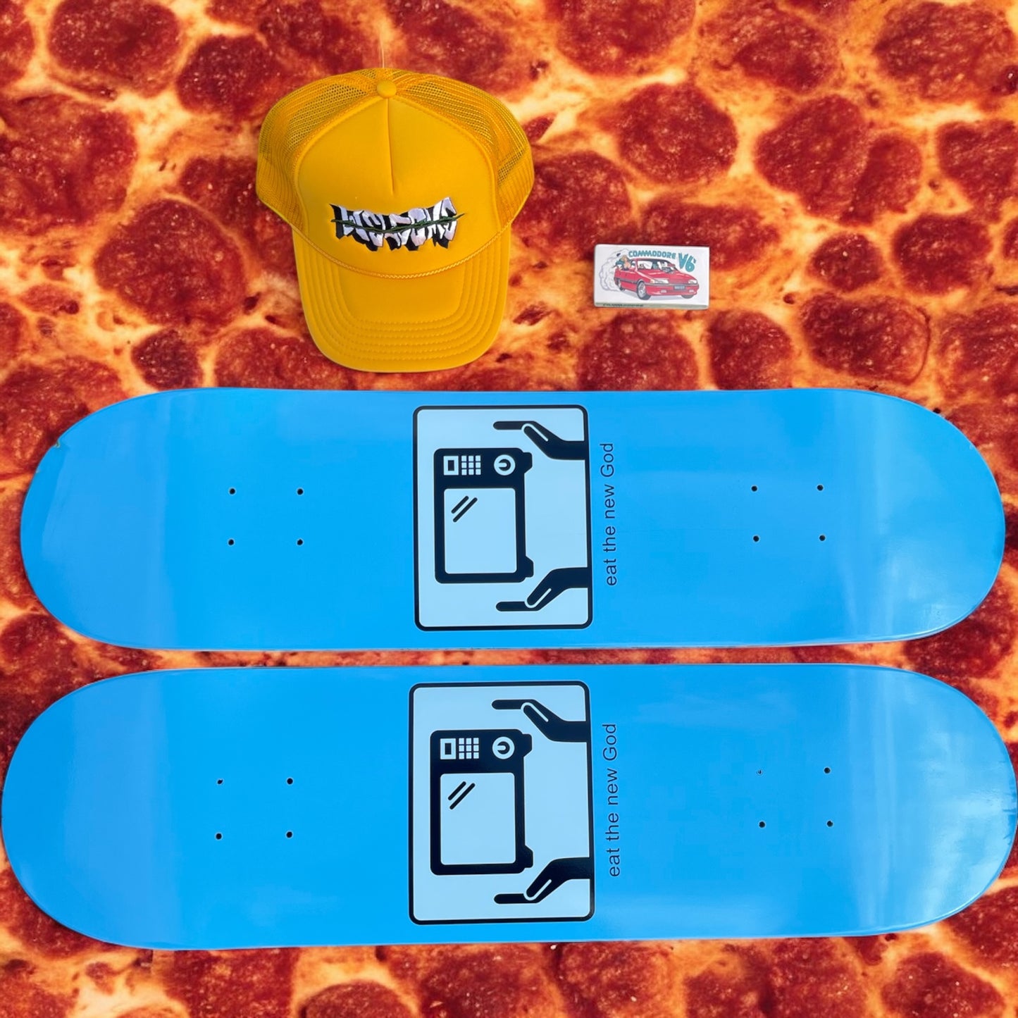 Sale Deal - 8.375" Pizza Exalt decks, Welcome Hat & V6 Bearings!