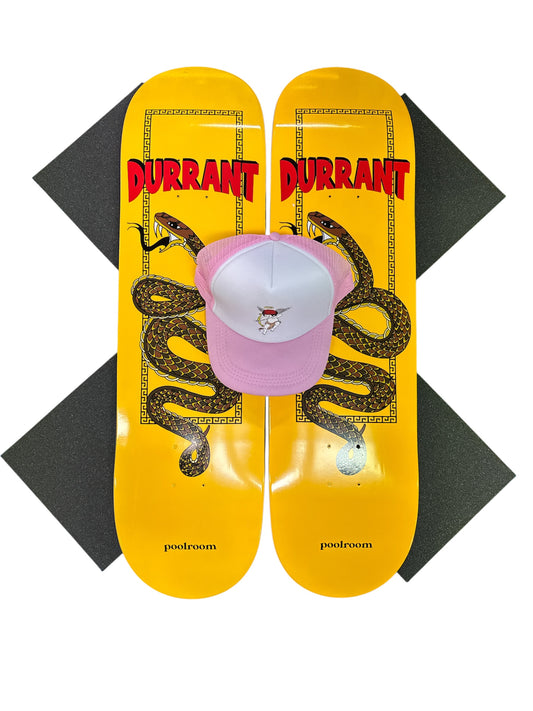 Sale Deal - 8.5" Durrant Poolroom decks, 2x Sheets Free Grip & Parliament Cap