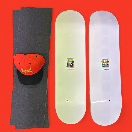 Sale Deal - 8.125" 2x Poolroom deck, 2x Sheets Free Grip & Parliament Cap