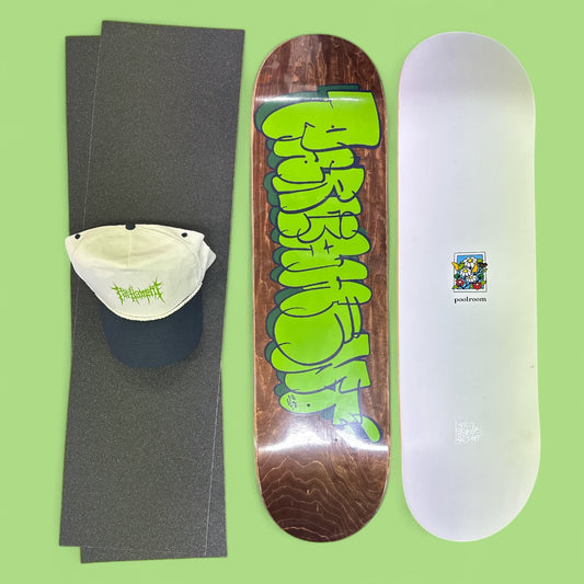 Sale Deal - 8.25" 1x both Parliament & Poolroom deck, 2x Sheets Free Grip & Parliament Cap